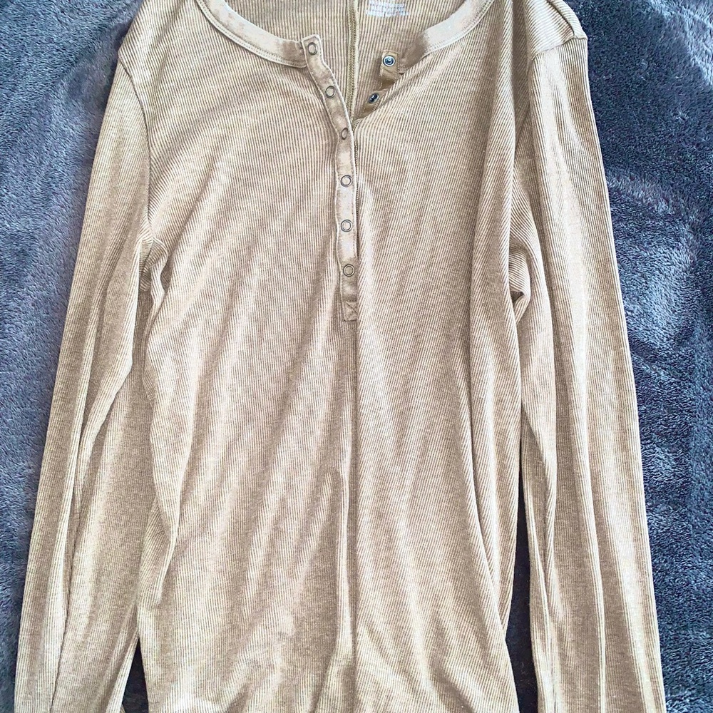 Aerie Army Green Long Sleeve